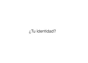 Promo tu identidad