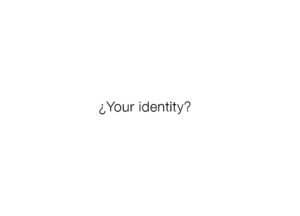 Promo your identity